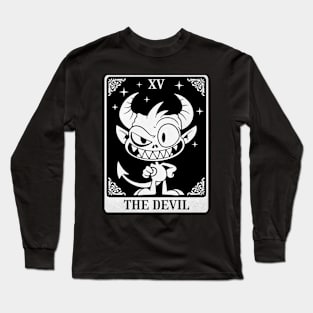 The Devil Tarot Card Long Sleeve T-Shirt